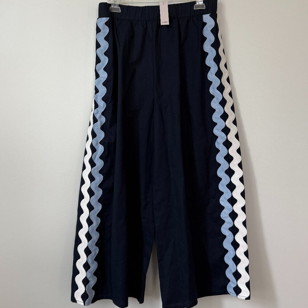 NWT Eche Ric Rac Pant Navy - Picture 4 of 5